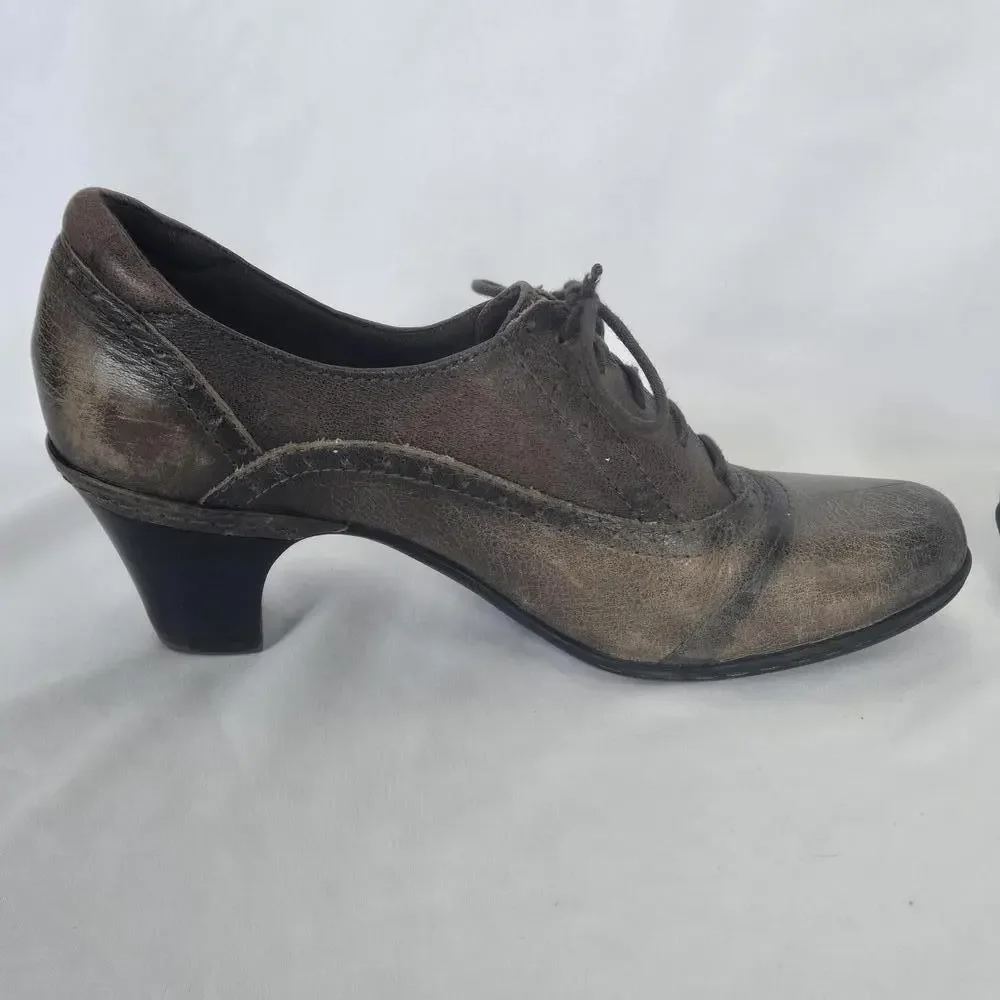 Cobb Hill Vintage Lace-Up Heels 7.5 Comfort Shoes Women's - Picture 6 of 10